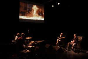 ciné-concert Badlands d'Holy Bones à dijon scènes occupations